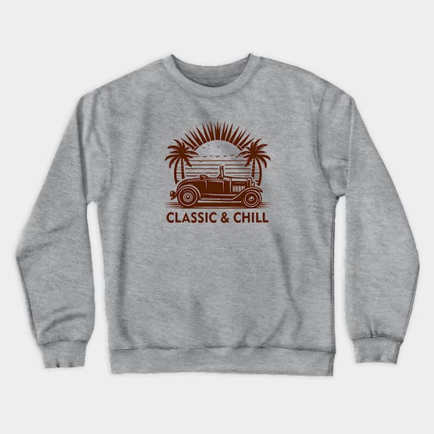 Vintage car design Crewneck Sweatshirt by grappict